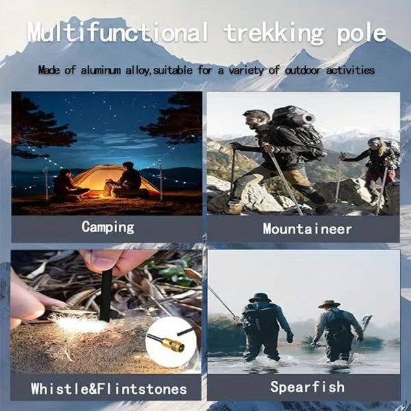 🔥Heated promotion🔥7-in-1 Tactical Trekking Stick