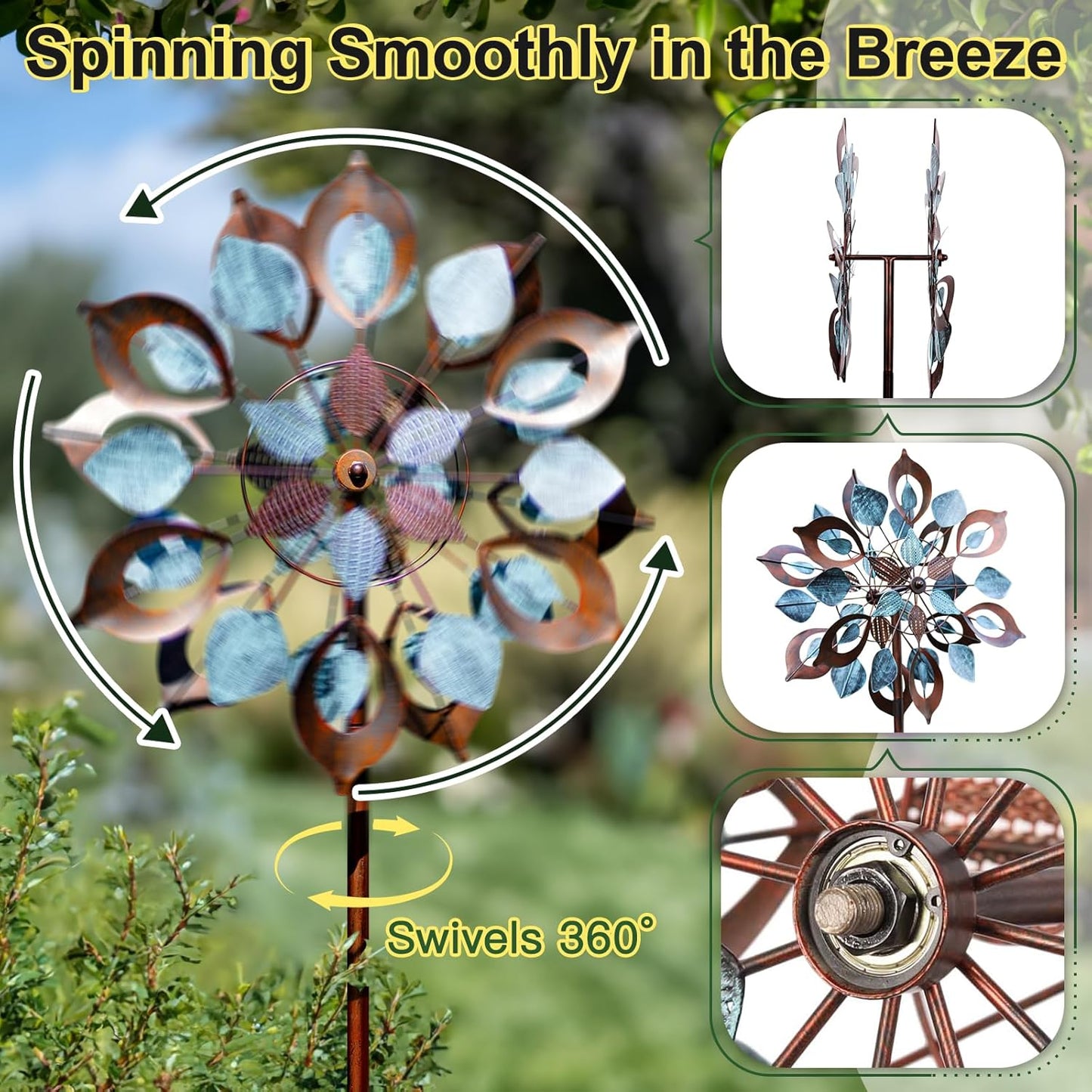 Wind Spinners Outdoor for Yard and Garden