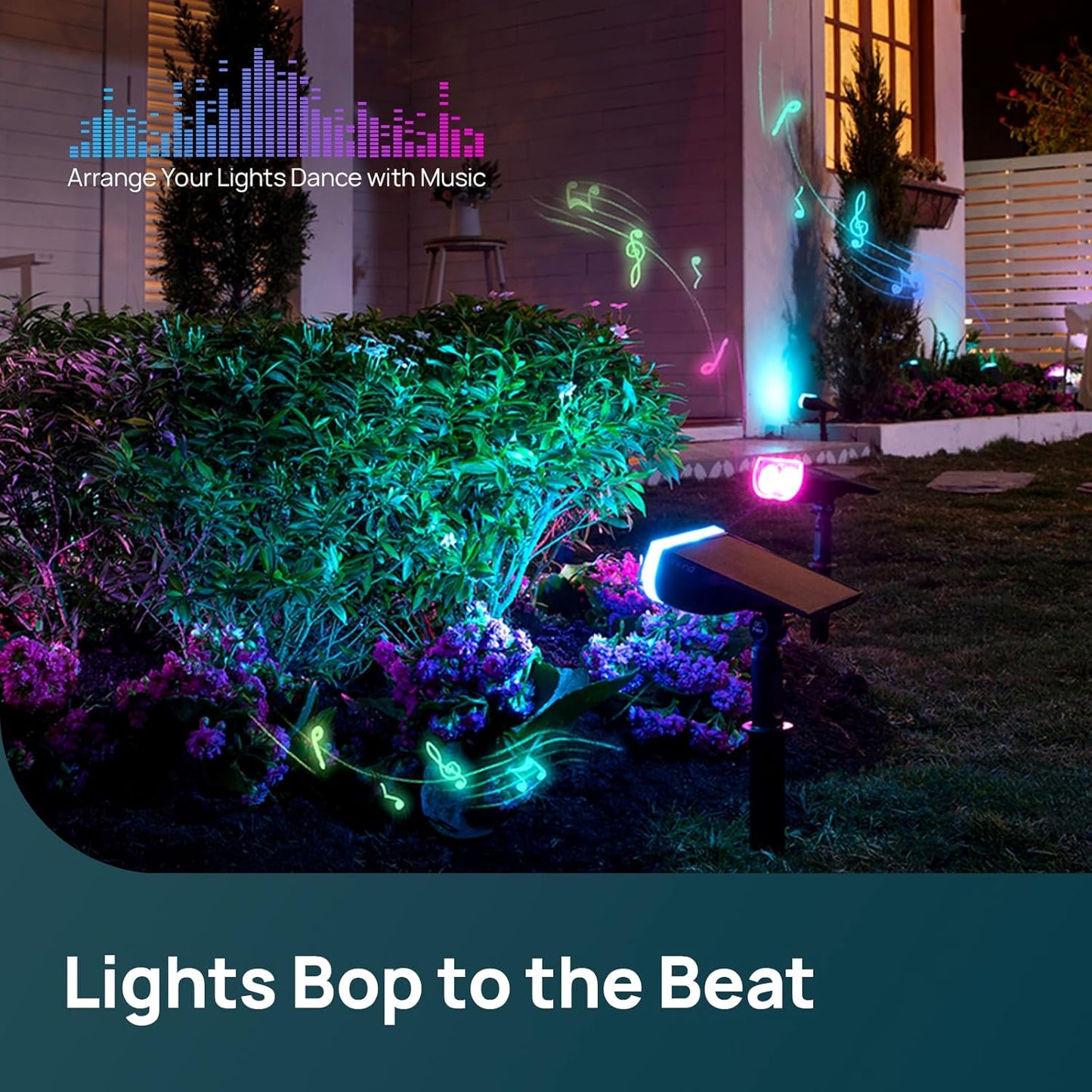 Smart Solar Lights Outdoor SL5C