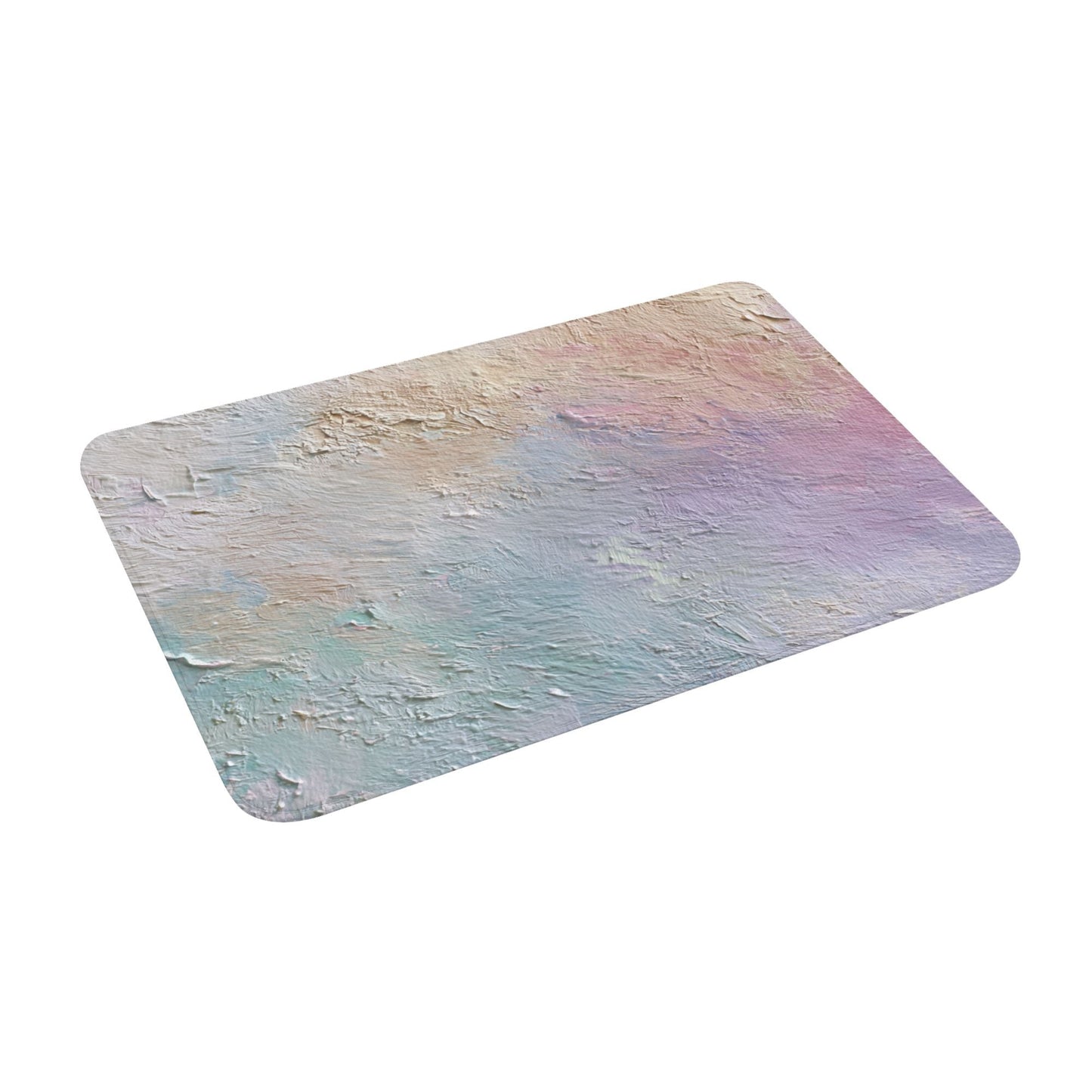 Abstract Art Texture Printed Anti-Slip Floor Mat – Multi-Purpose Rug for Entryway, Bathroom, Bedroom, Living Room