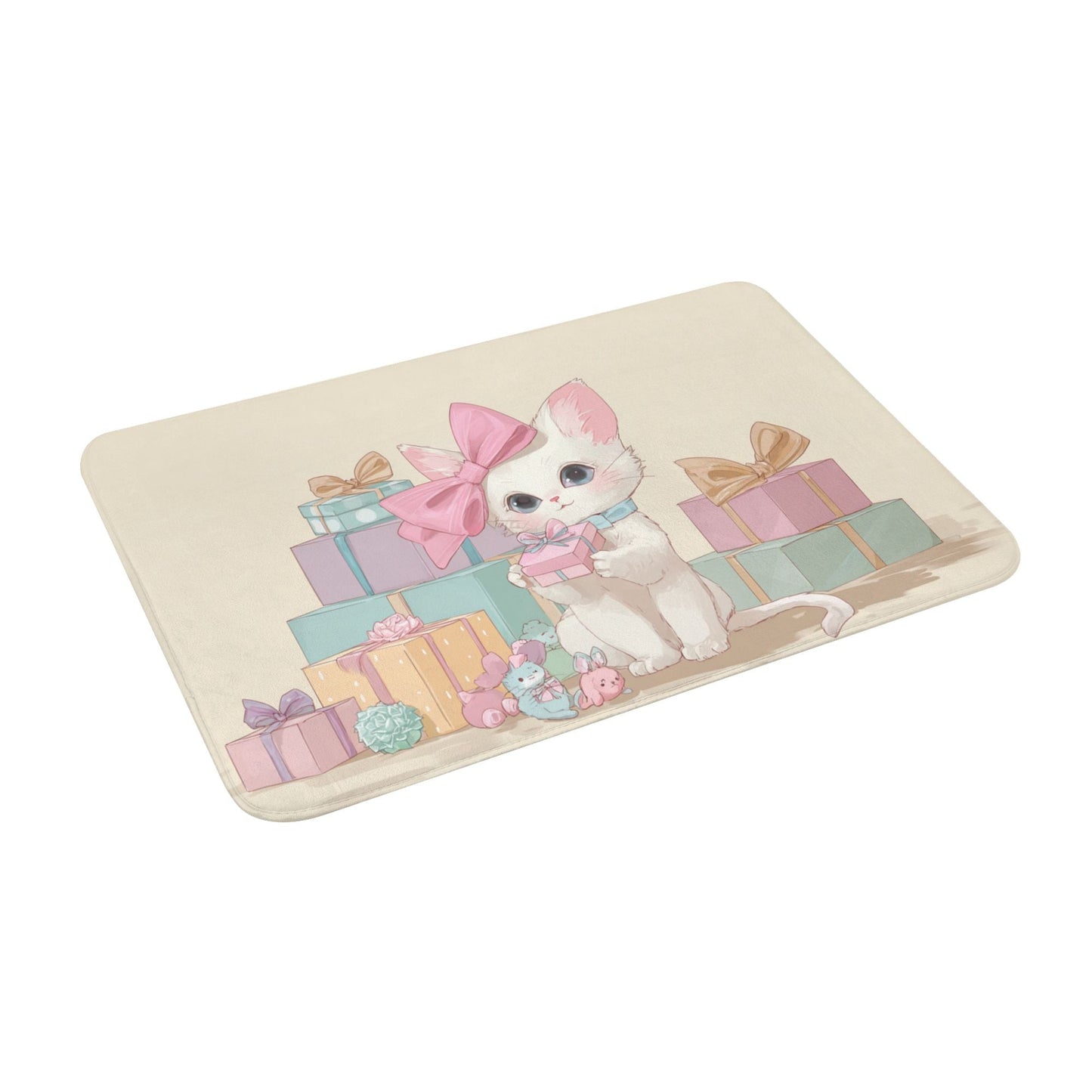 Gift Cat Cute Anti-Slip Floor Mat