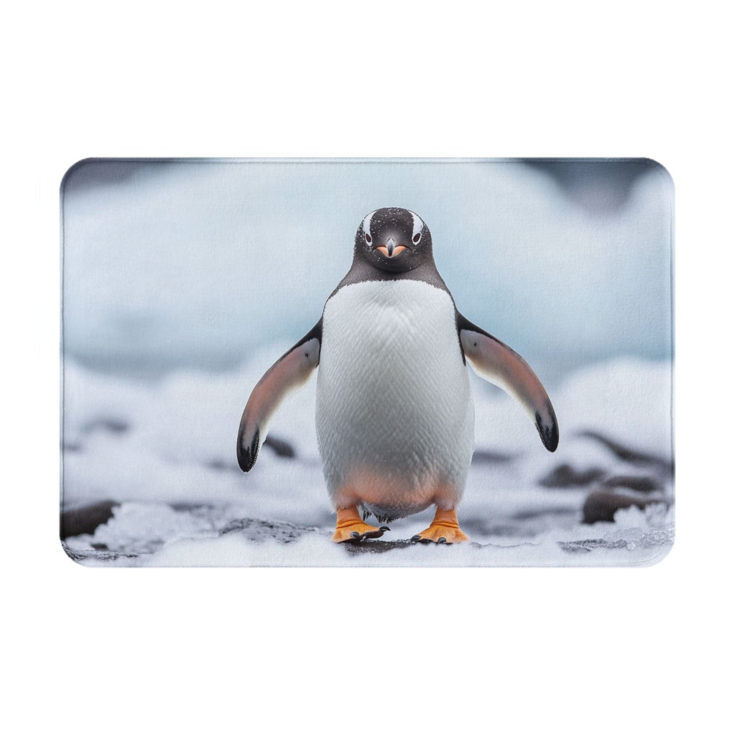 Penguin-Themed Anti-Slip Floor Mat – Multi-Purpose Rug for Entryway, Bedroom, Bathroom