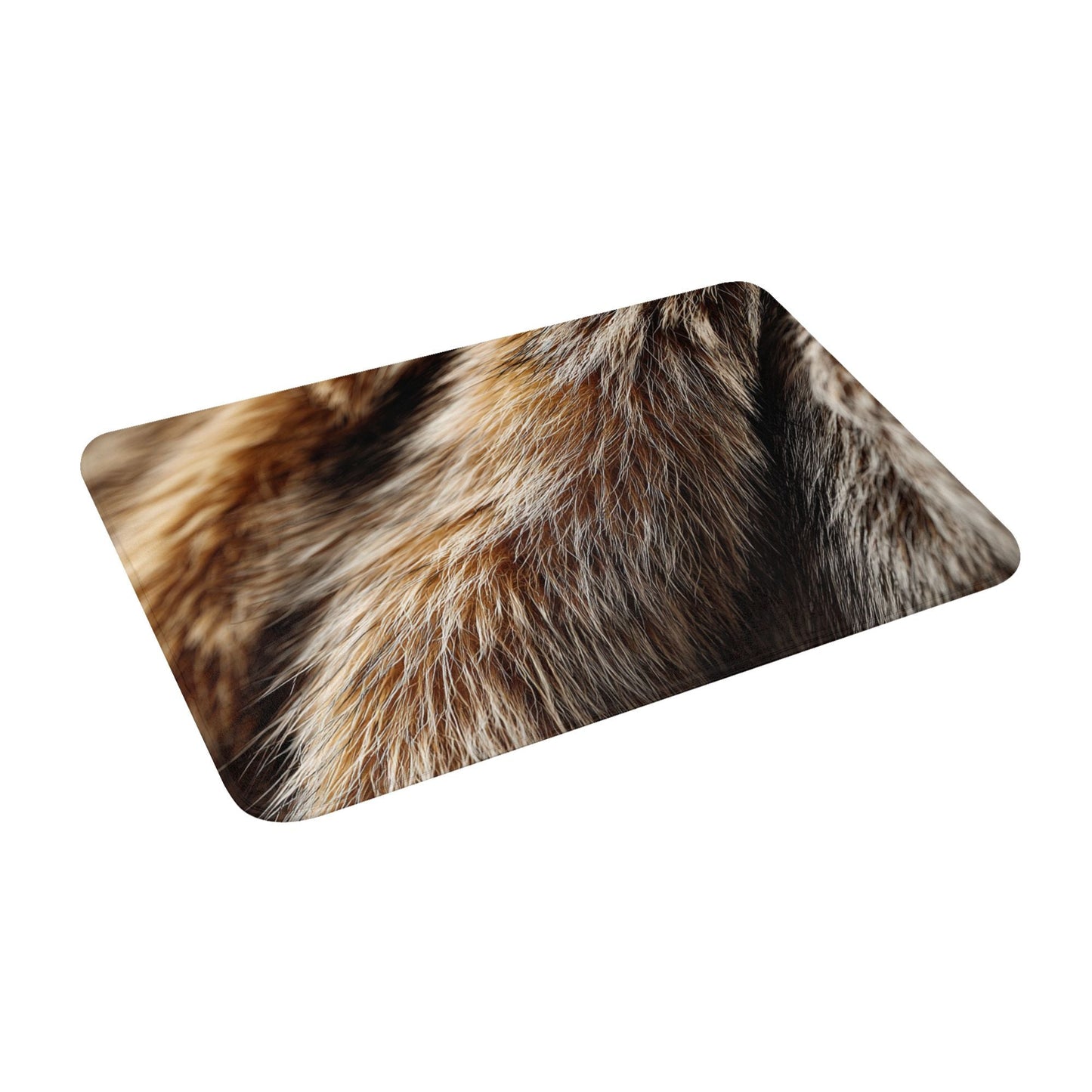 Faux Fur Texture Non-Slip Floor Mat | Absorbent Quick-Dry Decorative Rug for Bedroom, Bathroom, Kitchen, Entryway – 60×40cm Soft & Stylish