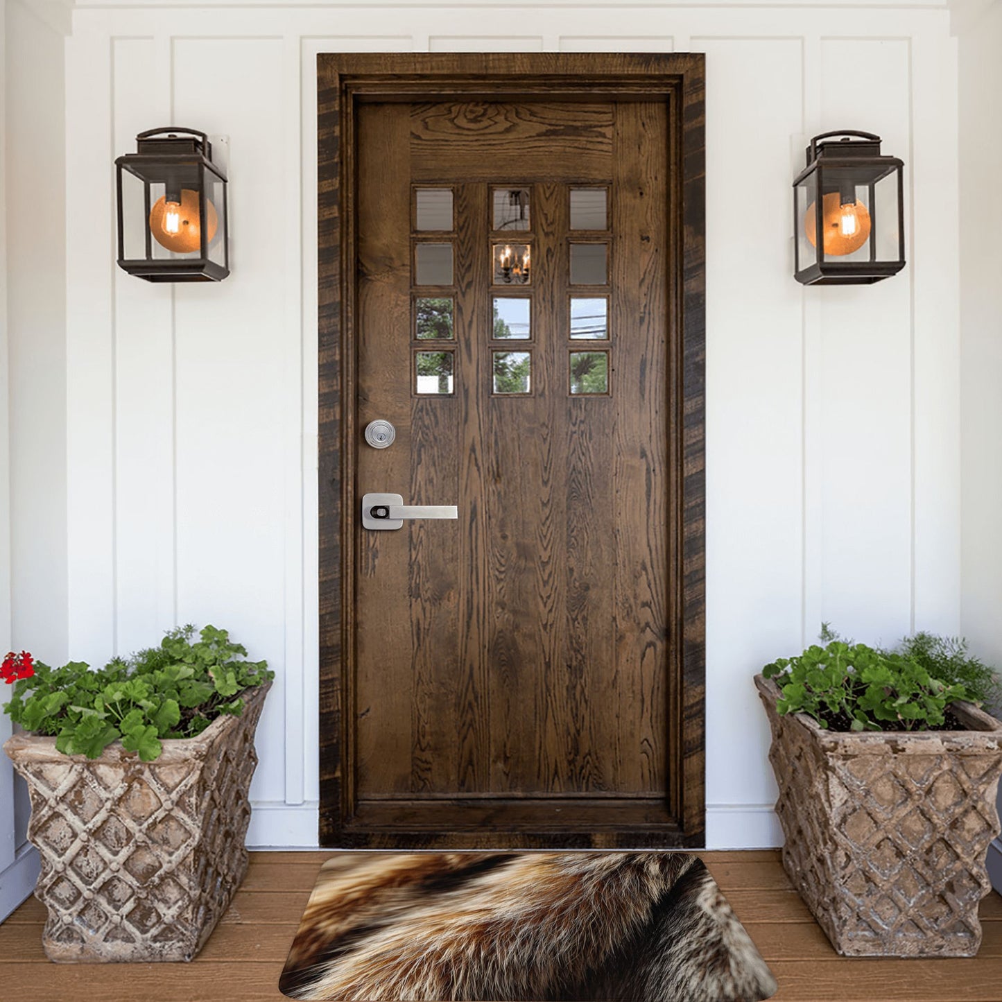 Faux Fur Texture Non-Slip Floor Mat | Absorbent Quick-Dry Decorative Rug for Bedroom, Bathroom, Kitchen, Entryway – 60×40cm Soft & Stylish