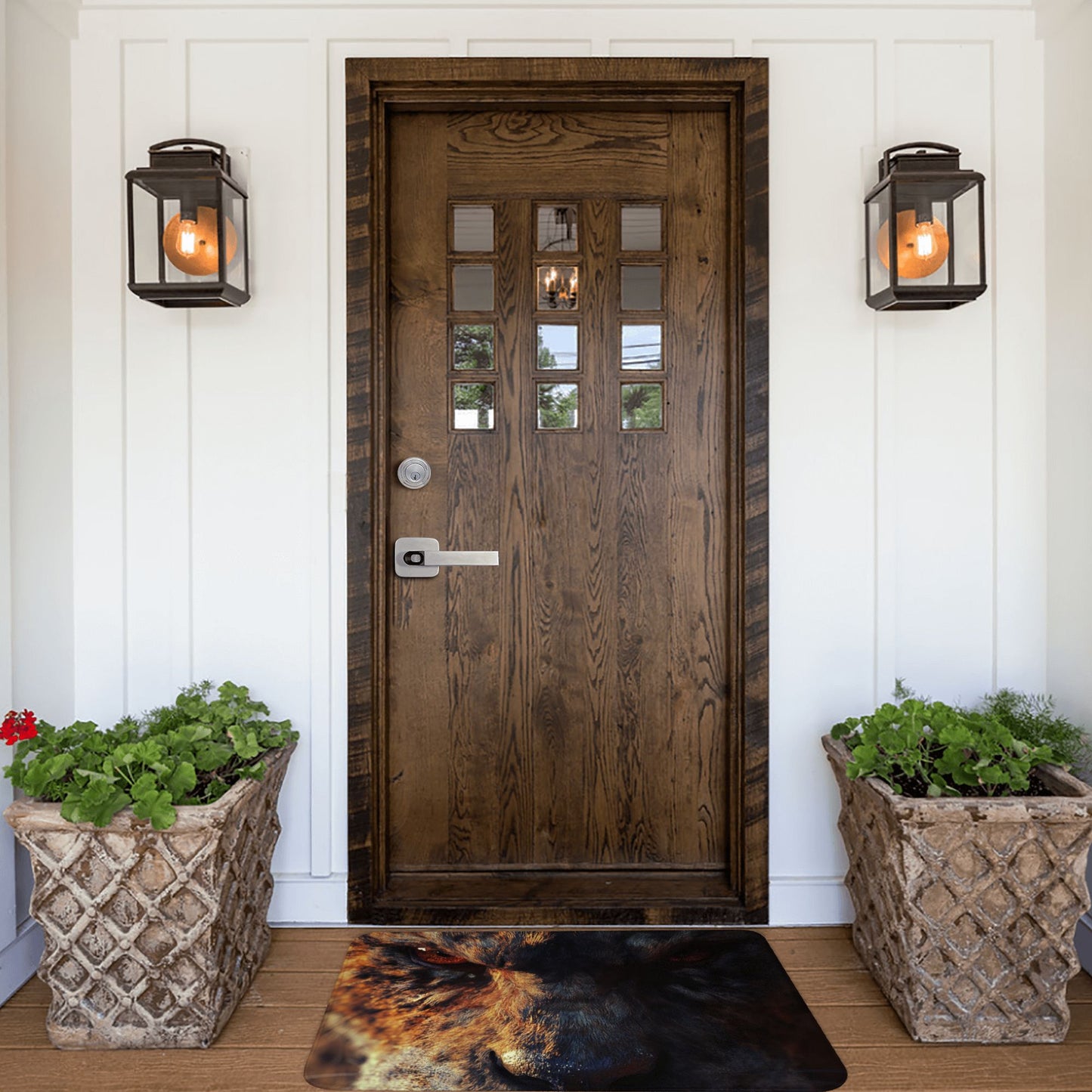 Wild Beast Style Non-Slip Floor Mat | High-Definition Printed Rug for Entryway, Bedroom, Bathroom, Kitchen – 60×40cm Absorbent, Quick-Dry, Soft & Durable