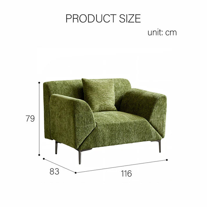 Deformable Sofa Bed, Armchair, Green