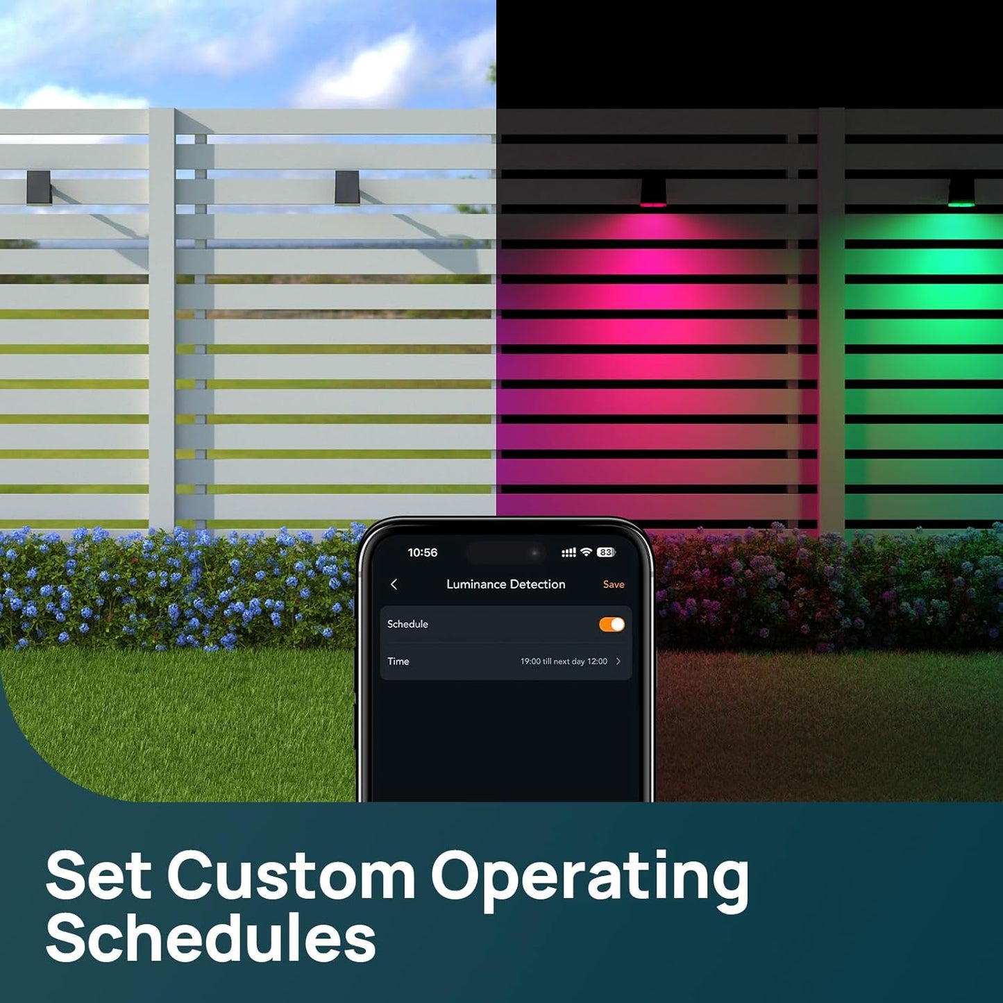 Smart Solar Lights Outdoor SL5C