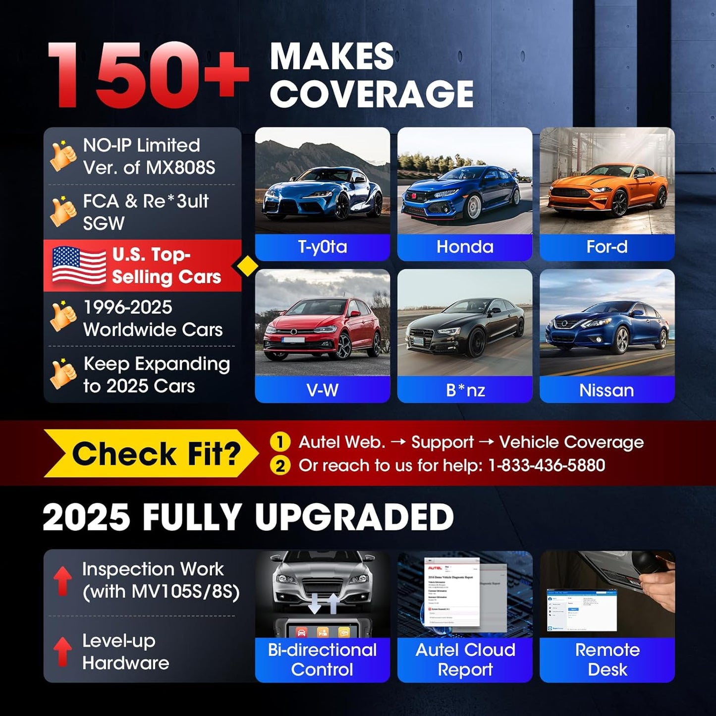 2025 Bidirectional Tool as MK808BT Pro MX808S M808Z, Work as MaxiCheck MX900 MK900BT, 28+ Service, Active Test, All System Diagnose, Injector Coding, FCA Autoauth OS 11