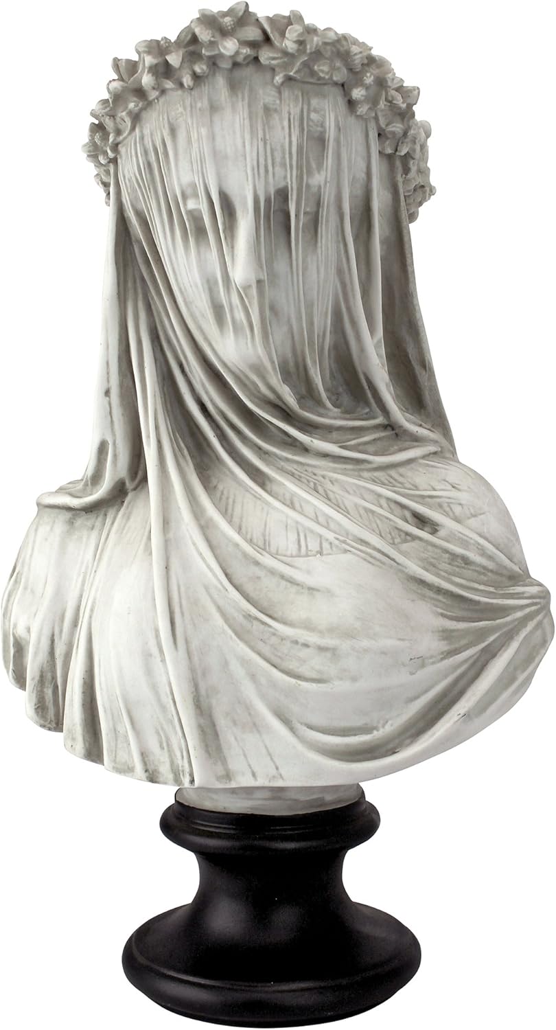 Design Toscano Veiled Maiden Indoor Bust Statue