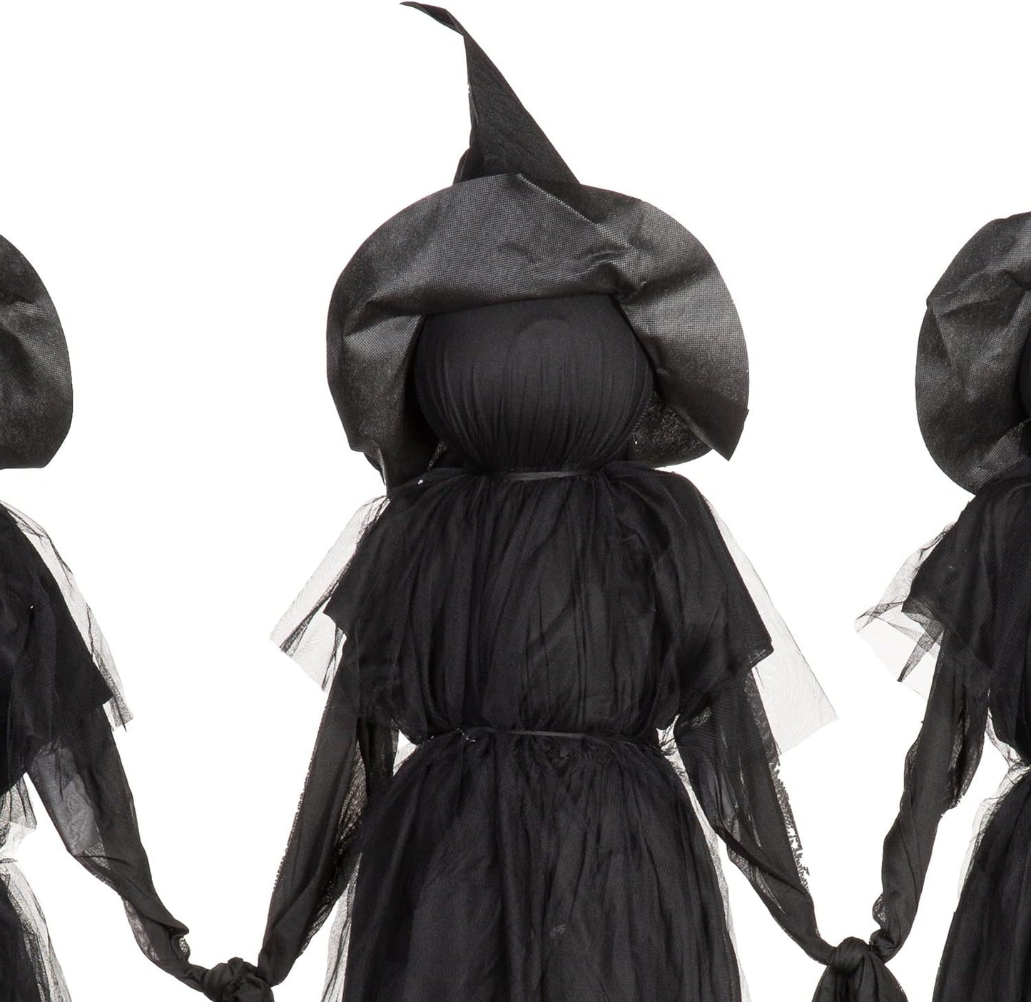 Halloween Witches with Hats Stakes | 4 Feet Tall |