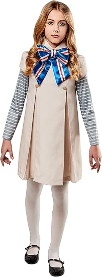 Girl's M3gan Costume Dress, As Shown
