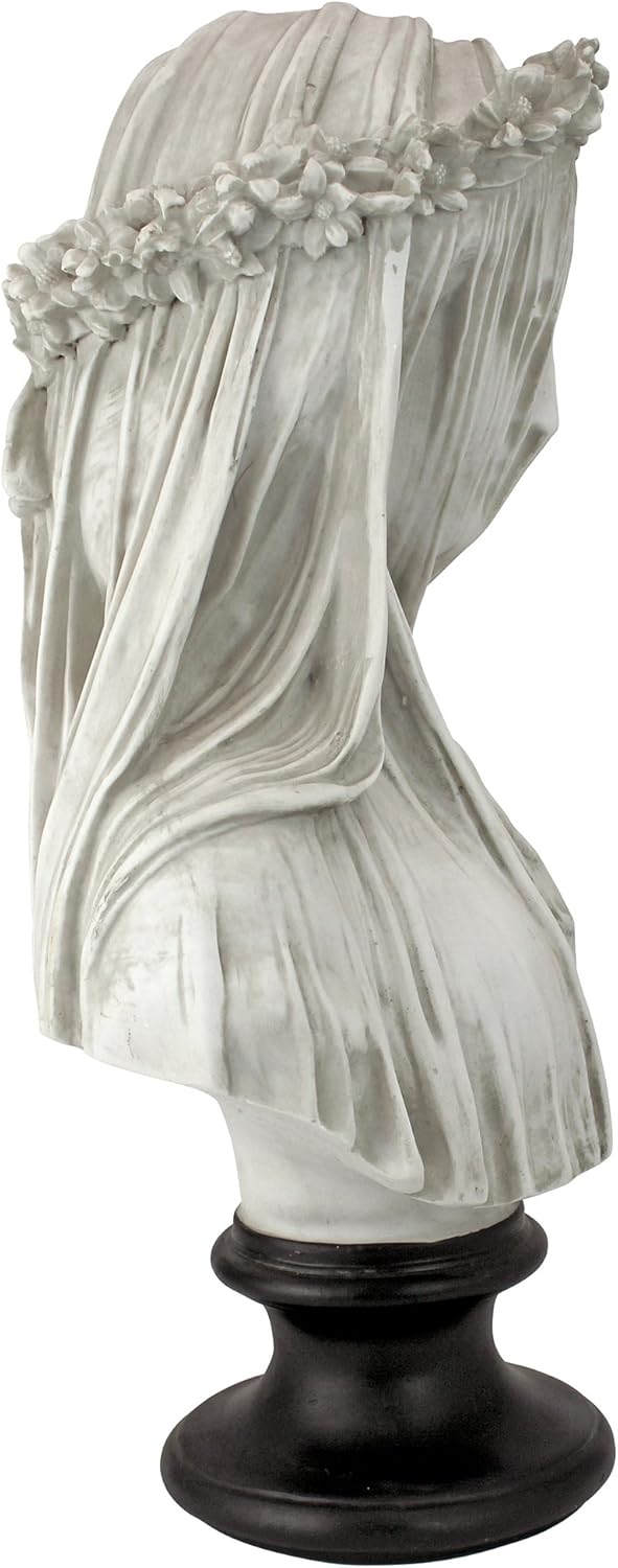 Design Toscano Veiled Maiden Indoor Bust Statue