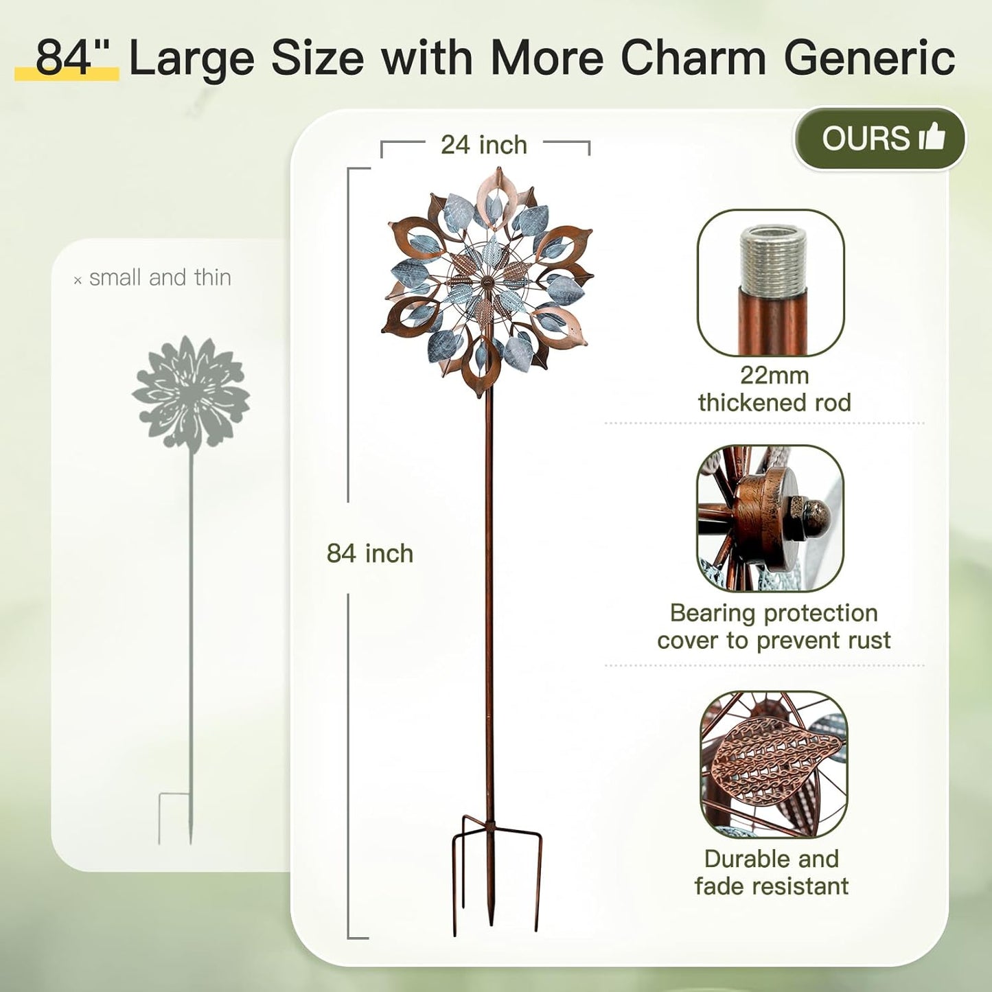 Wind Spinners Outdoor for Yard and Garden