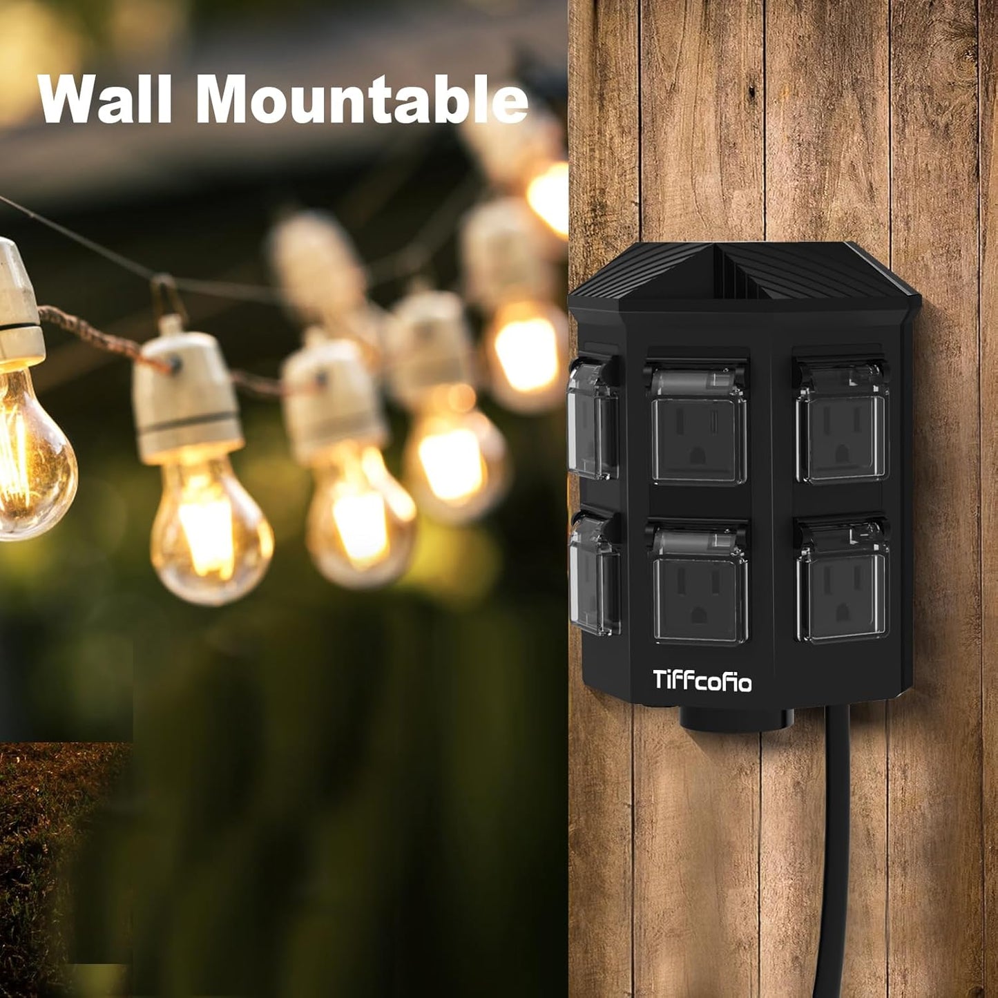 Outdoor Power Strip Weather proof. ETL Listed