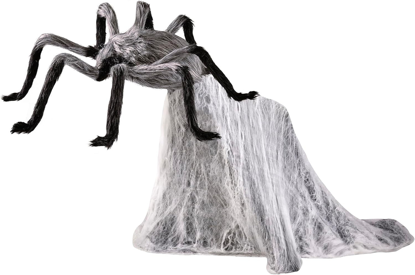 Halloween 21 Inch LED Gray Jumping Spider