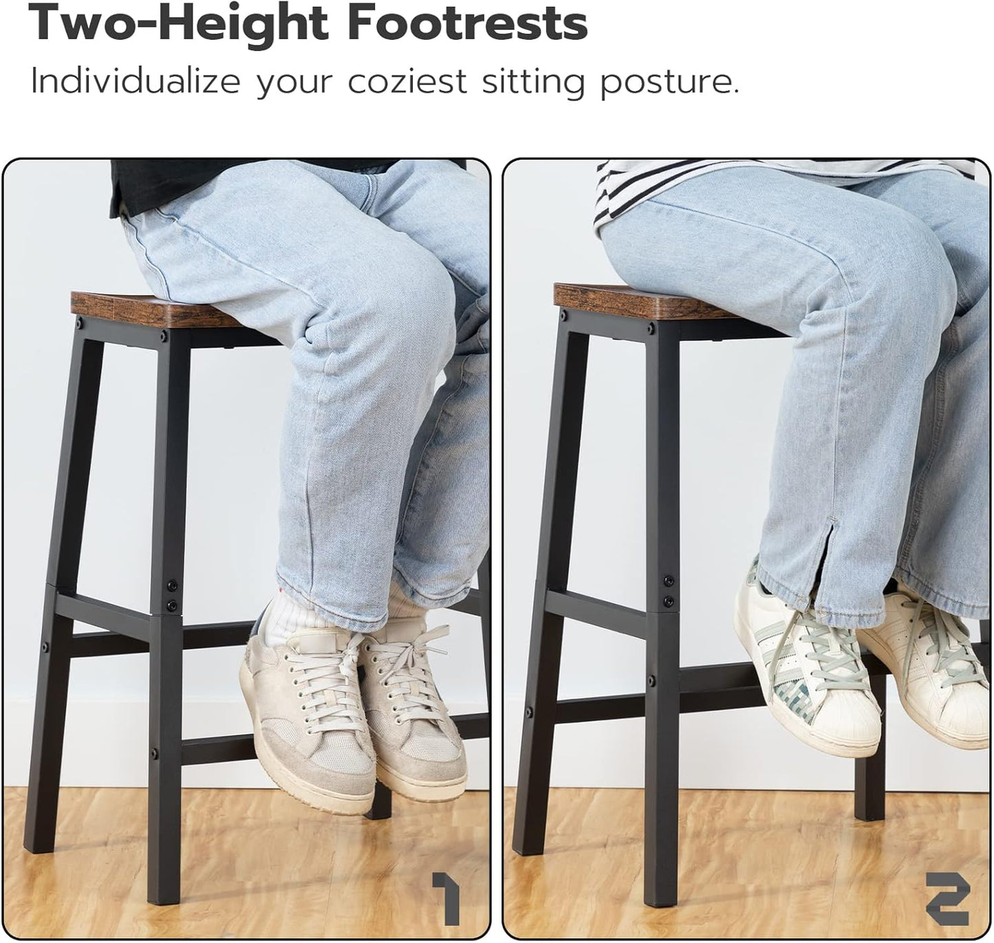 Bar Stools, Set of 2 Bar Chairs Buy two items and get a chair of the same color for free.