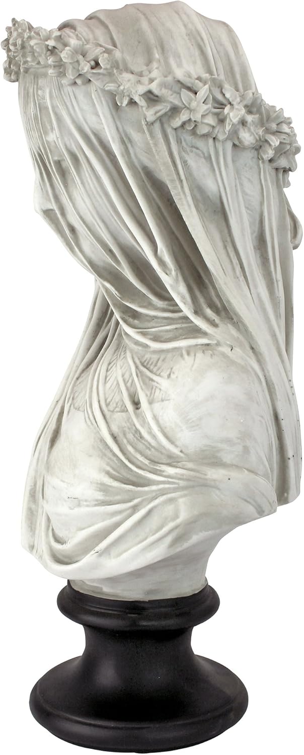 Design Toscano Veiled Maiden Indoor Bust Statue