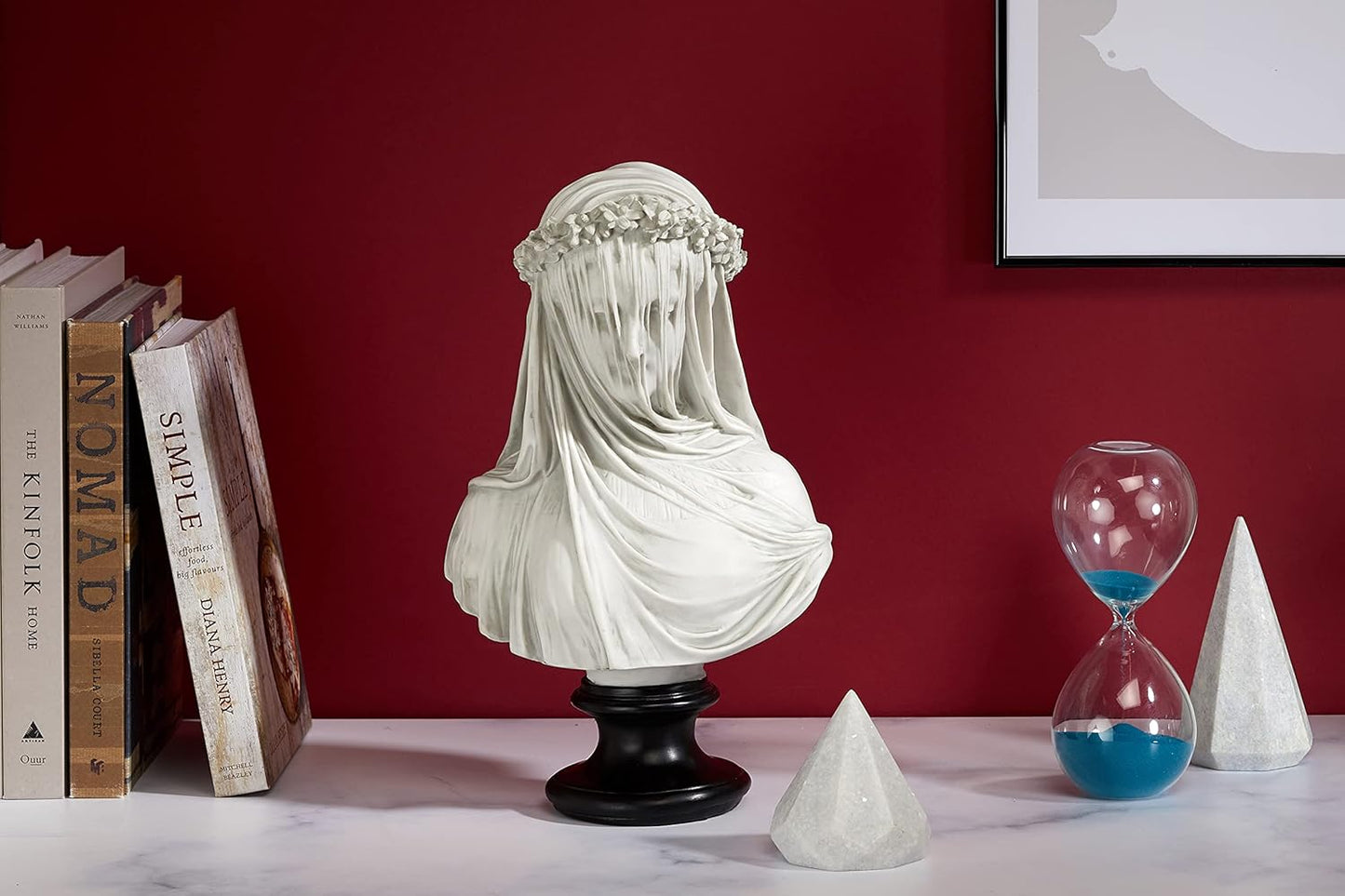 Design Toscano Veiled Maiden Indoor Bust Statue