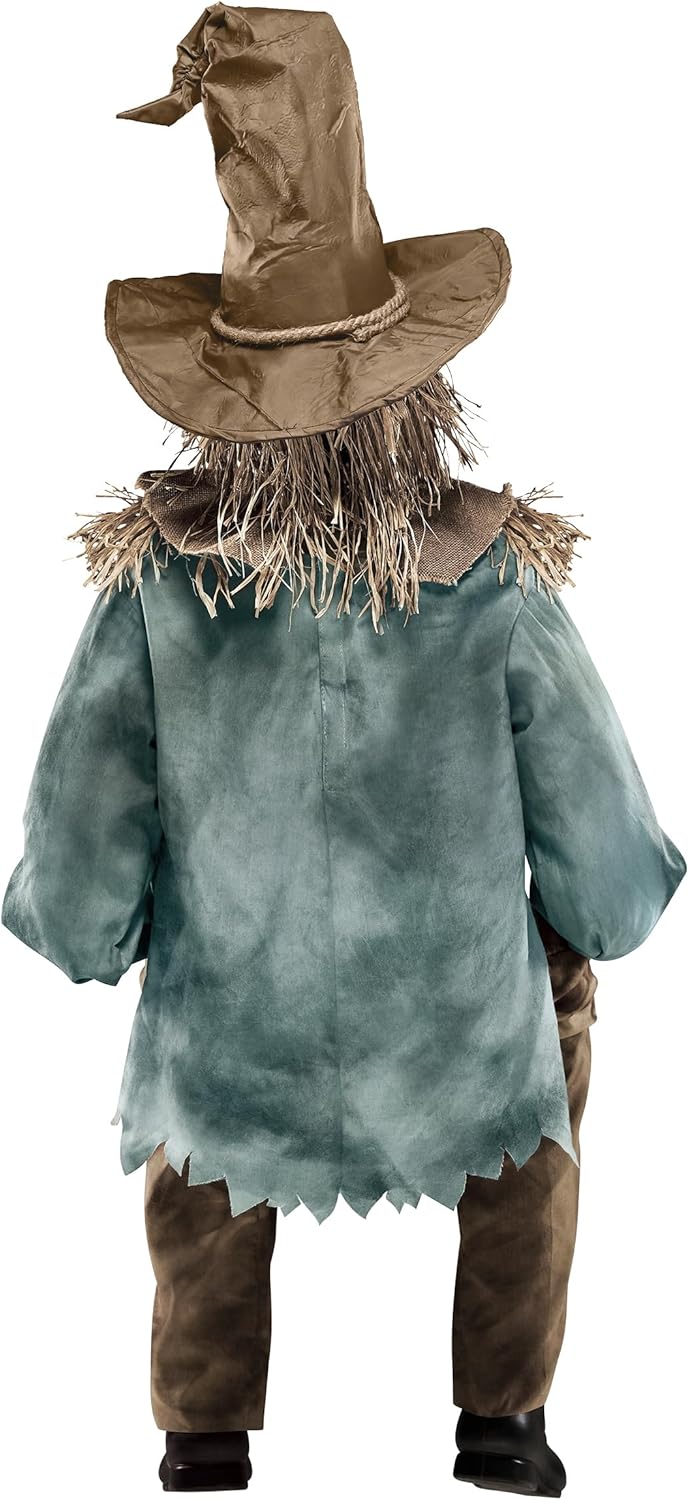 Spirit Halloween 4.5 Ft Scary Sitting Scarecrow Animatronic
