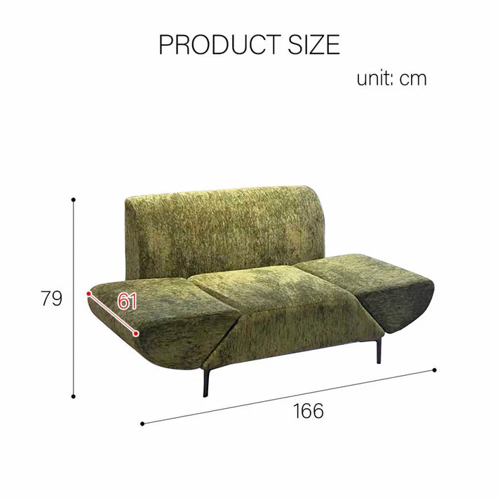 Deformable Sofa Bed, Armchair, Green