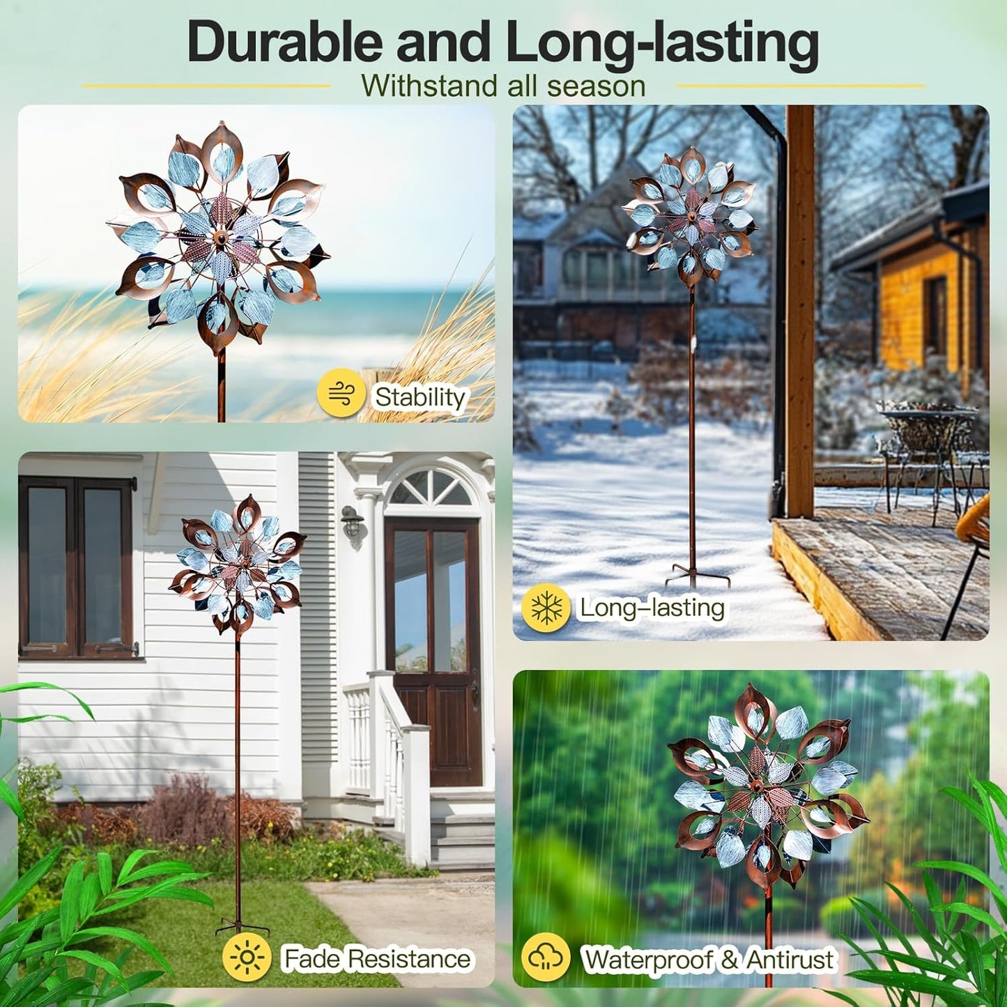 Wind Spinners Outdoor for Yard and Garden