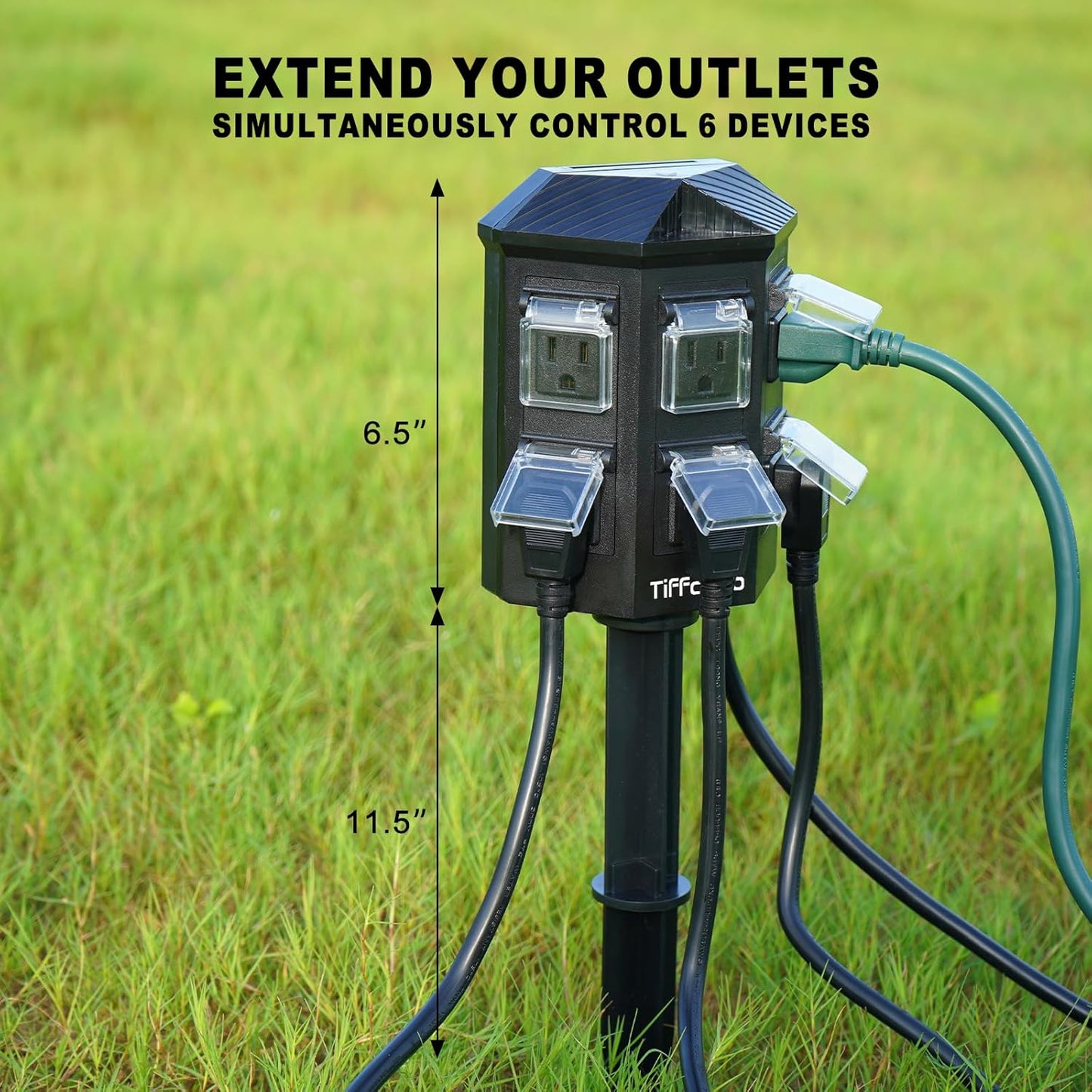 Outdoor Power Strip Weather proof. ETL Listed