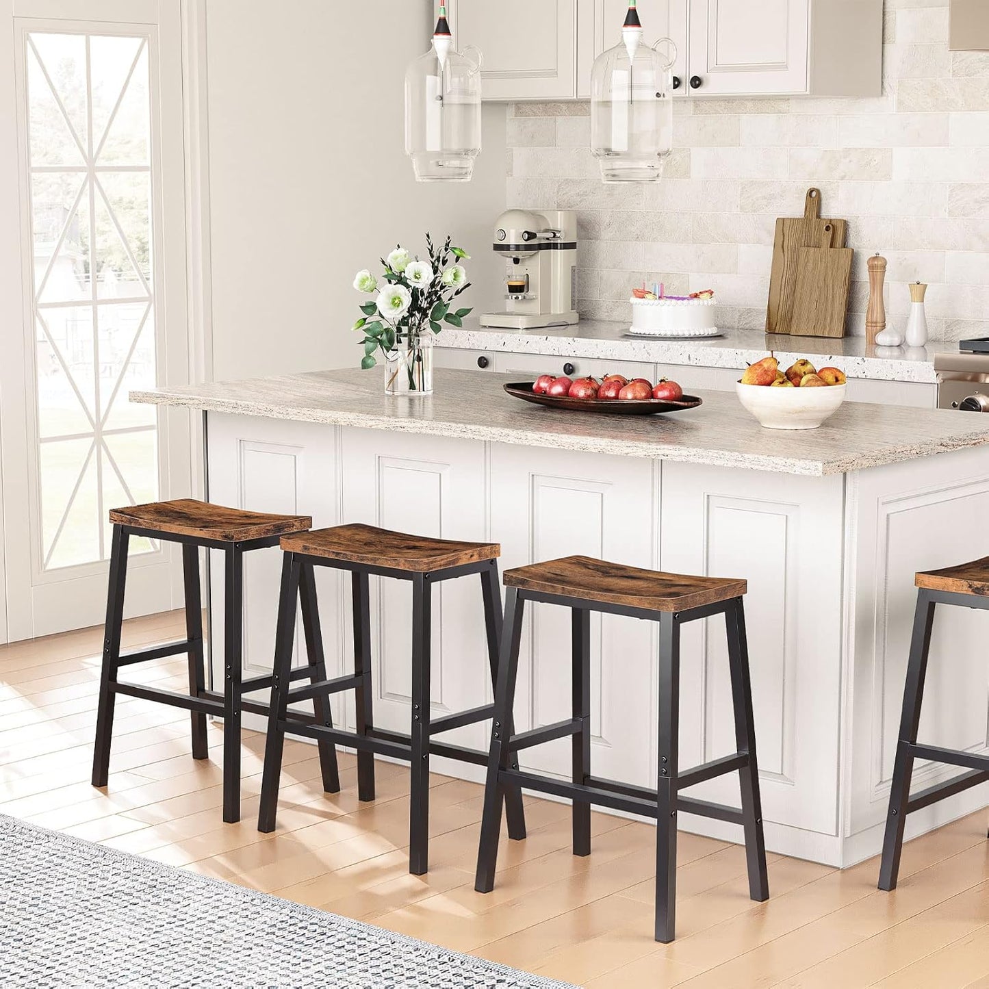 Bar Stools, Set of 2 Bar Chairs Buy two items and get a chair of the same color for free.