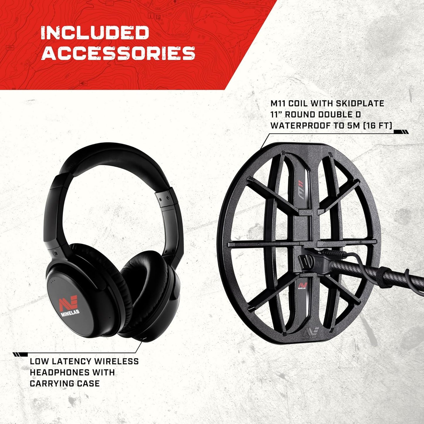High-Power Multi-IQ+ Waterproof Metal Detector for Adults with Advanced Target ID (11" Double-D Coil Included)