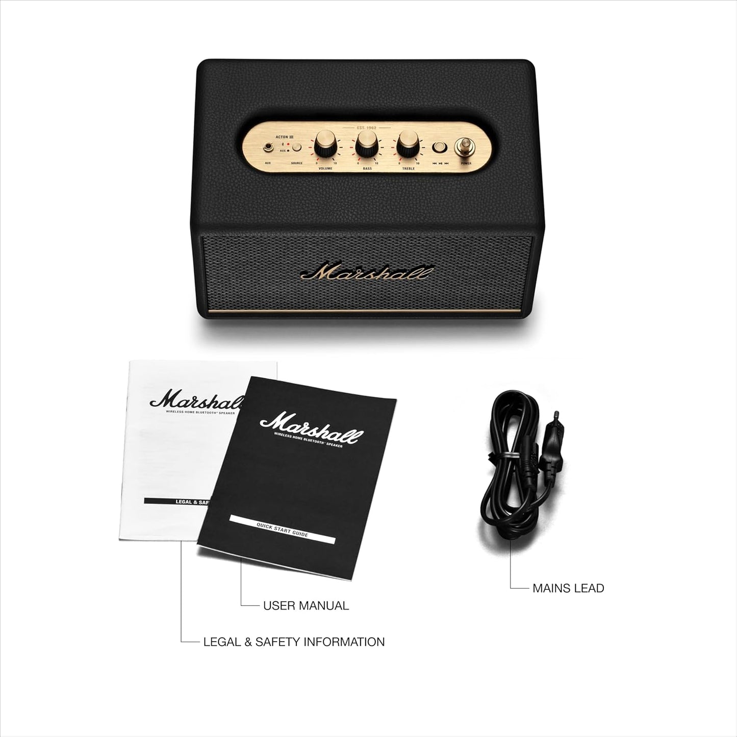 Marshall Acton III Bluetooth Home Speaker,