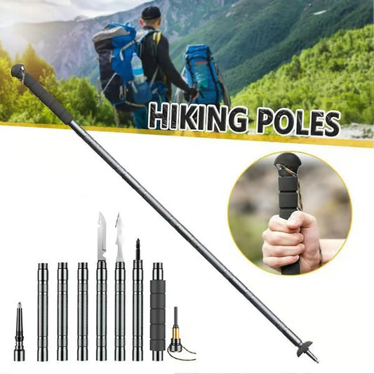 🔥Heated promotion🔥7-in-1 Tactical Trekking Stick
