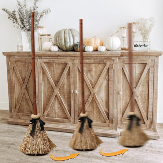 43.5 Inches Tall Animated Floating Witch's Broom