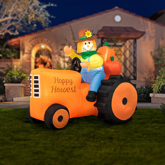 7 FT Fall Inflatable Outdoor Decorations Harvest Blow Up Yard Decorations