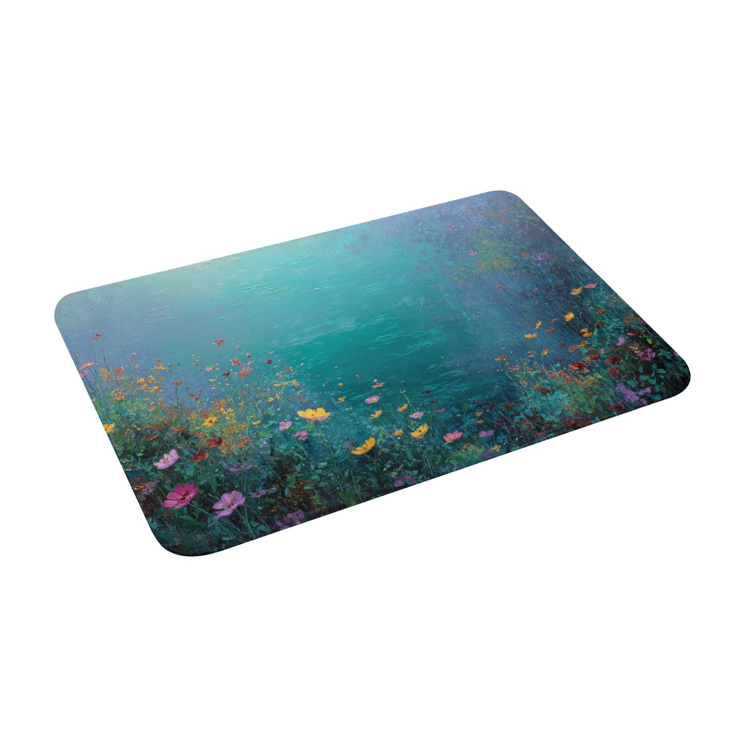Art Printed Anti-Slip Floor Mat – Absorbent Rug for Home, Bedroom, Living Room, Bathroom (60×40 cm)