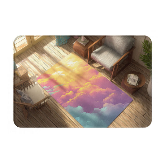 Dreamy Cloud Anti-Slip Floor Mat – Artistic Rug for Entryway, Bedroom, Living Room