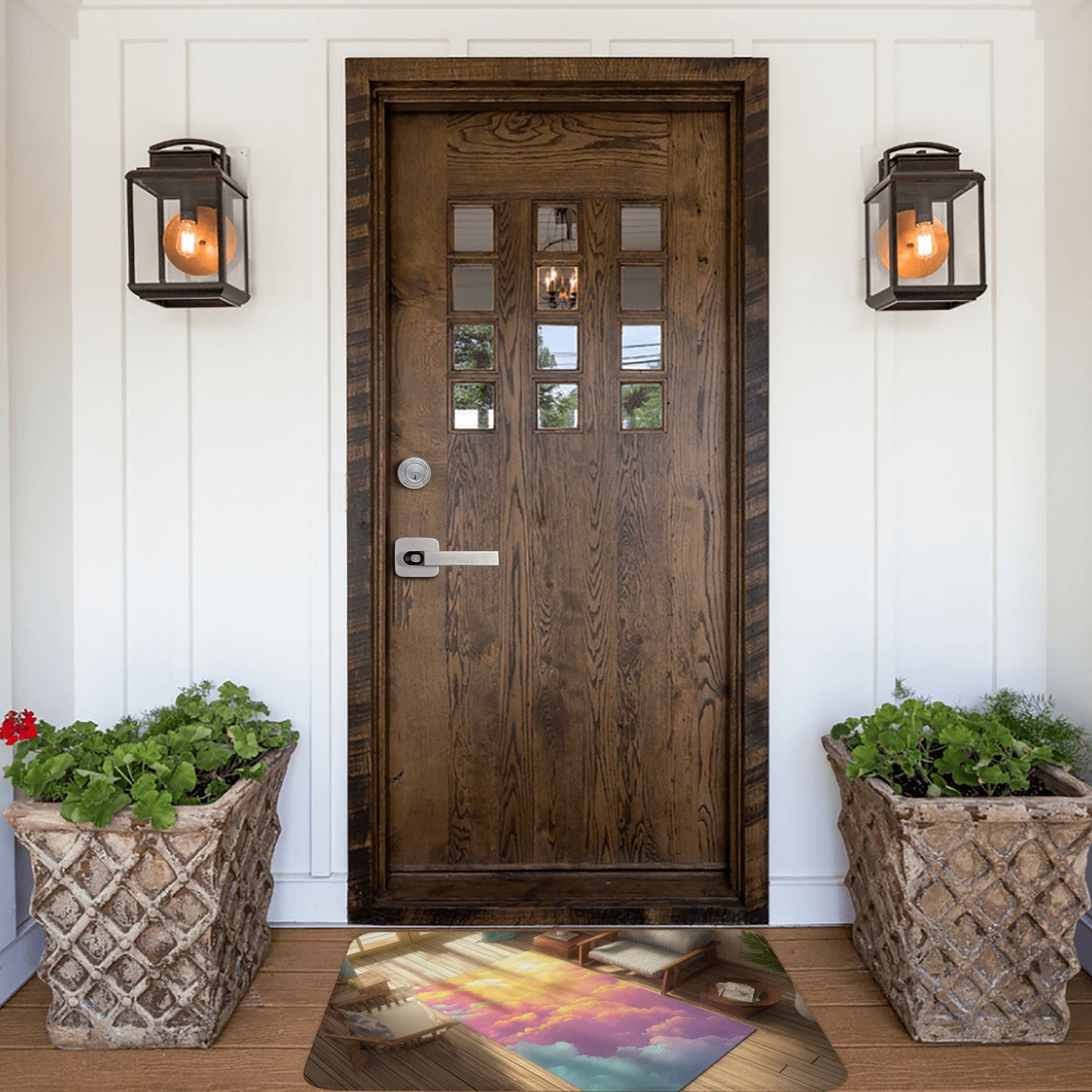 Dreamy Cloud Anti-Slip Floor Mat – Artistic Rug for Entryway, Bedroom, Living Room