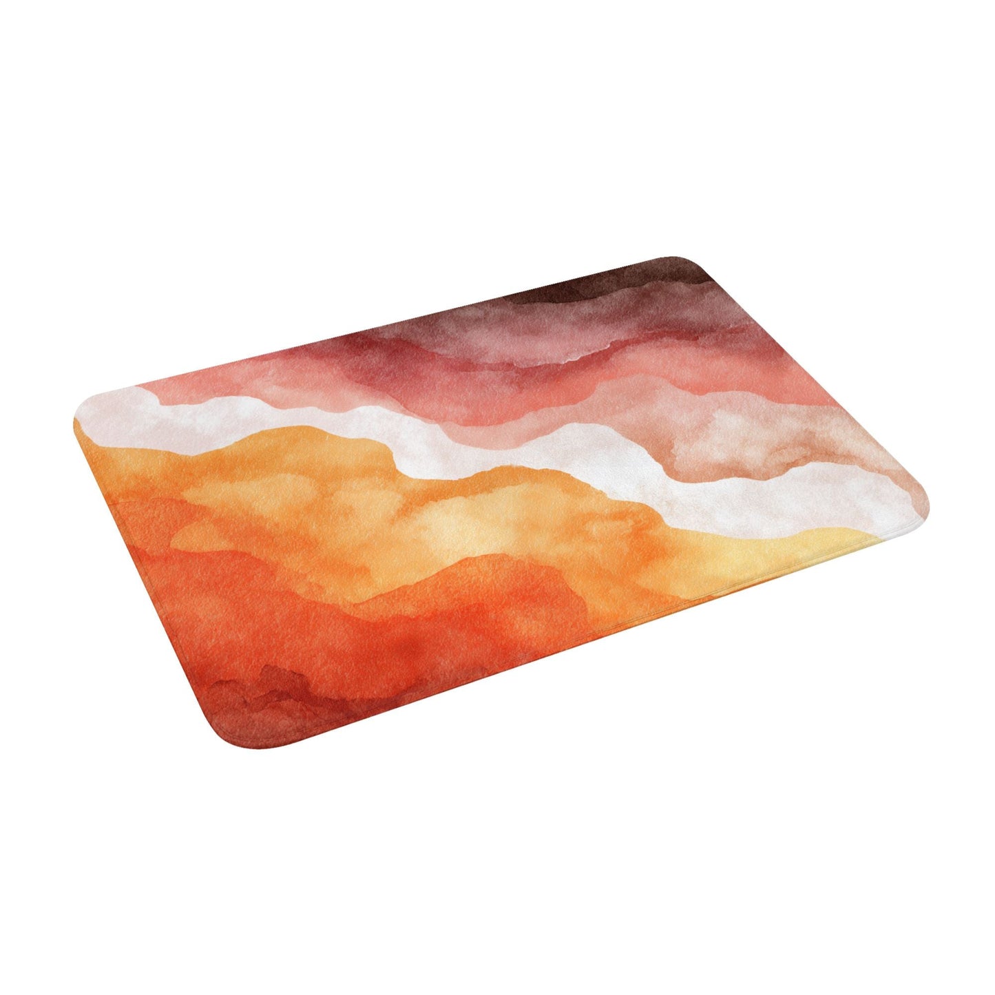 Abstract Watercolor Anti-Slip Floor Mat – Artistic Rug for Entryway, Bedroom, Living Room