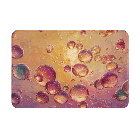Dreamy Bubble Art Non-Slip Floor Mat Absorbent Entryway Rug for Home, Bedroom, Bathroom, Kitchen – 60×40cm