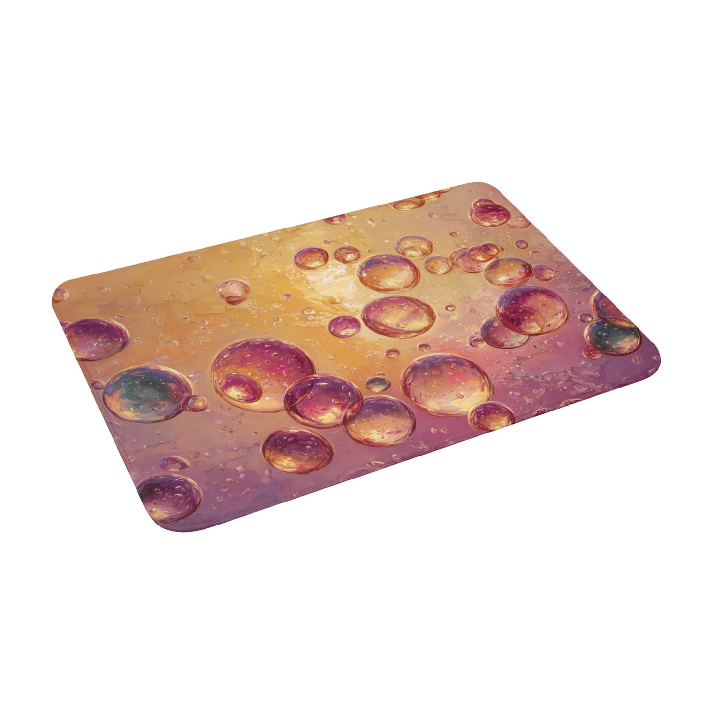 Dreamy Bubble Art Non-Slip Floor Mat Absorbent Entryway Rug for Home, Bedroom, Bathroom, Kitchen – 60×40cm
