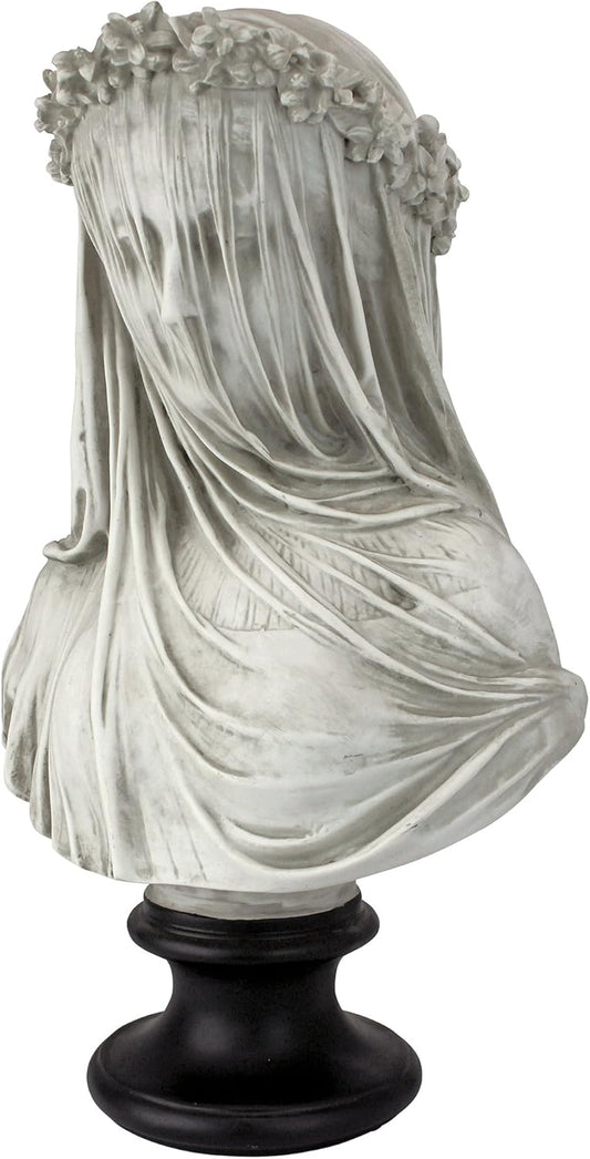 Design Toscano Veiled Maiden Indoor Bust Statue