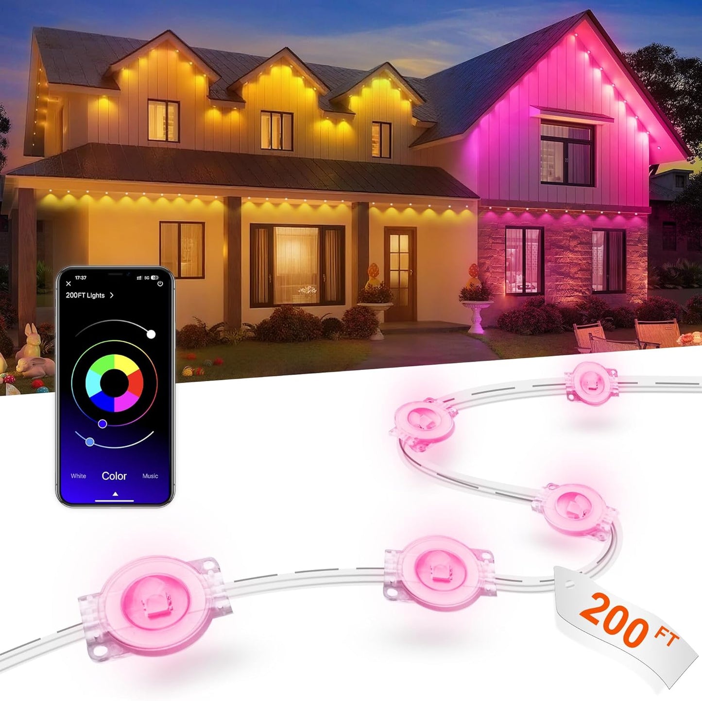 Permanent Outdoor Lights for House